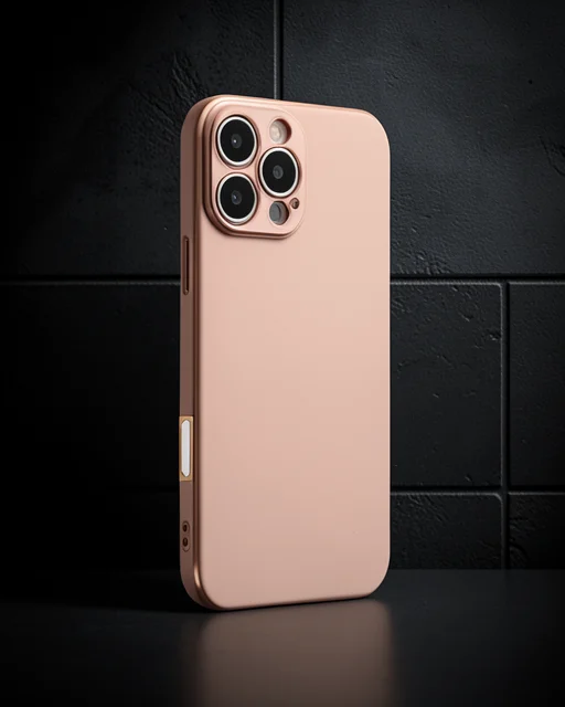 Apple İphone 16 Pro Kılıf Volet Silikon - Pembe