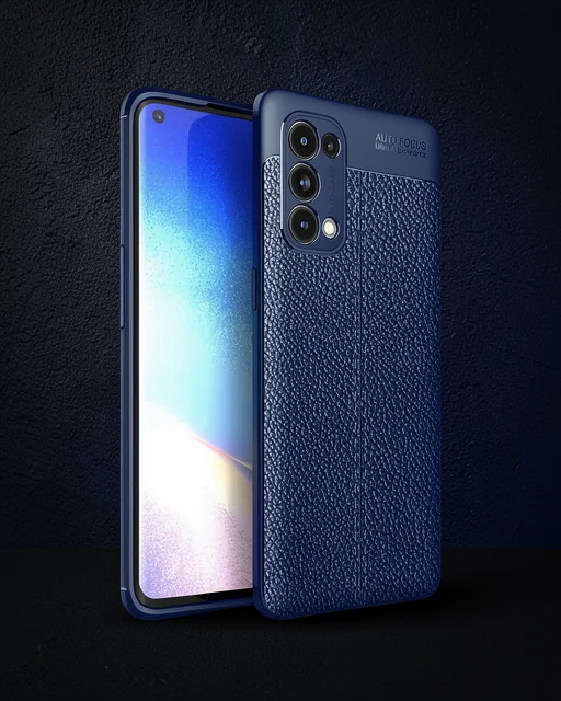 Oppo Reno 5 Pro Kılıf Auto Focus Kapak - Lacivert