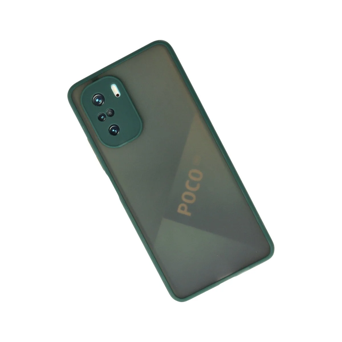 Xiaomi Poco F3 Kılıf Montreal Silikon Kapak - Yeşil görsel 3
