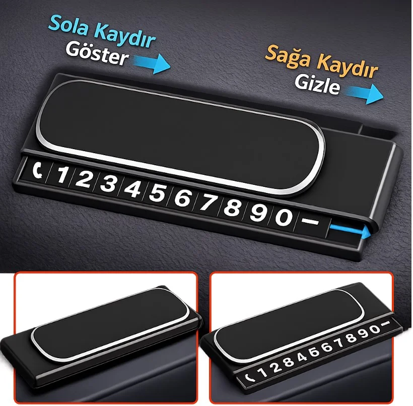 Kayar Kapaklı Torpido Üstü Fosforlu Numaratör