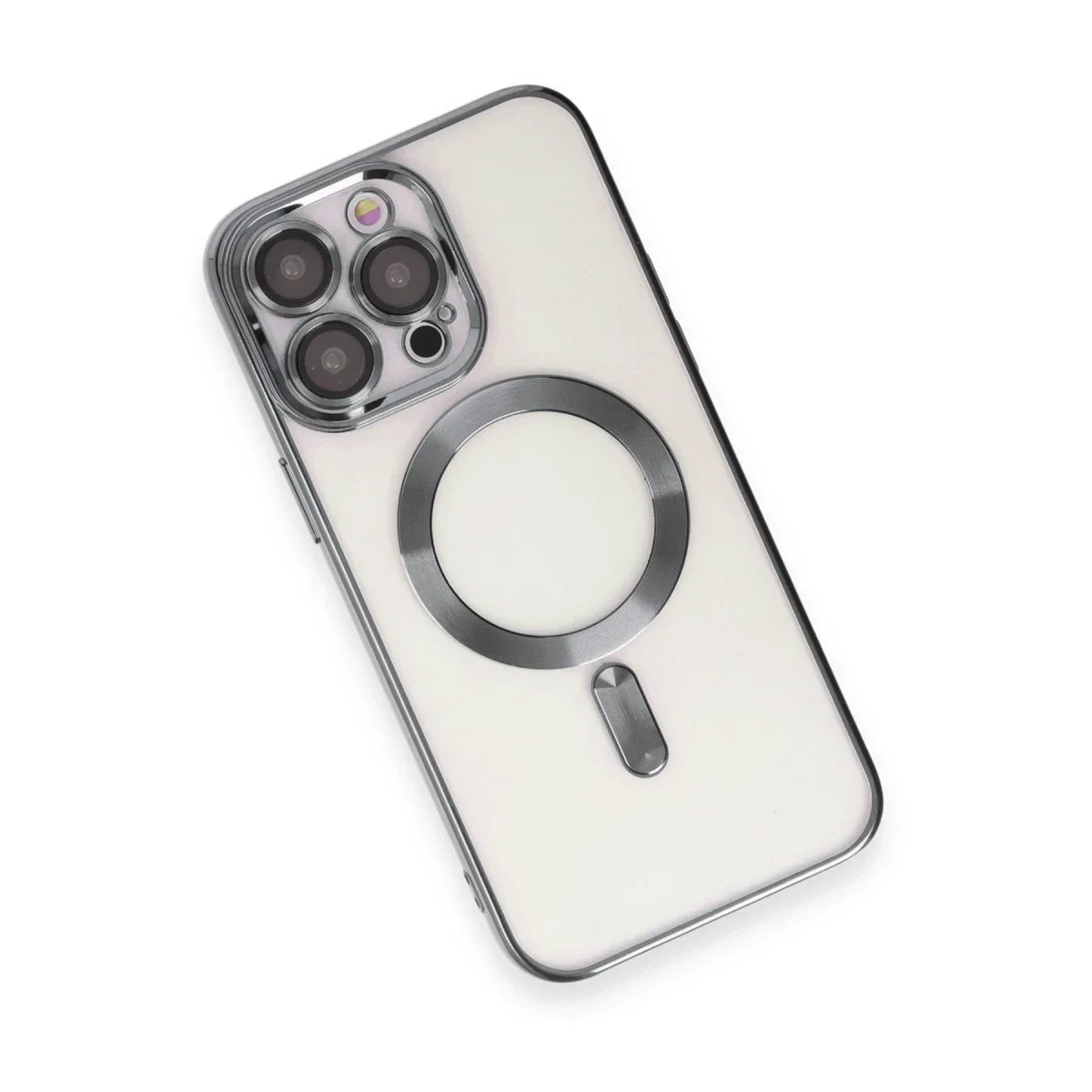 Apple iPhone 15 Pro Max Kılıf Kross Magneticsafe Kapak - Titan Gri görsel 3