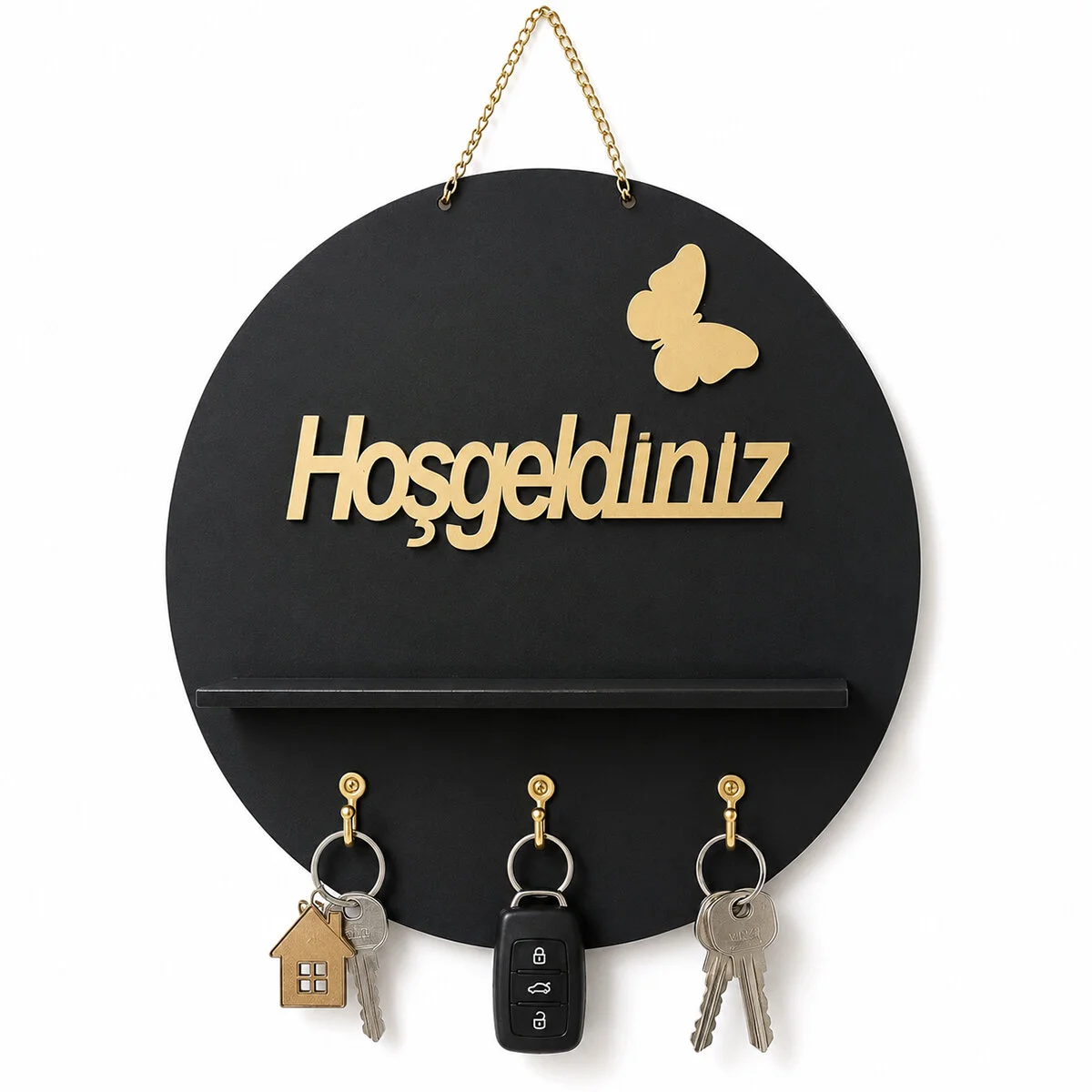 Yuvarlak Anahtarlık Hoşgeldiniz
