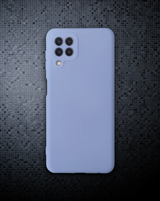 Samsung Galaxy A22 Kılıf Nano İçi Kadife Silikon - Lila