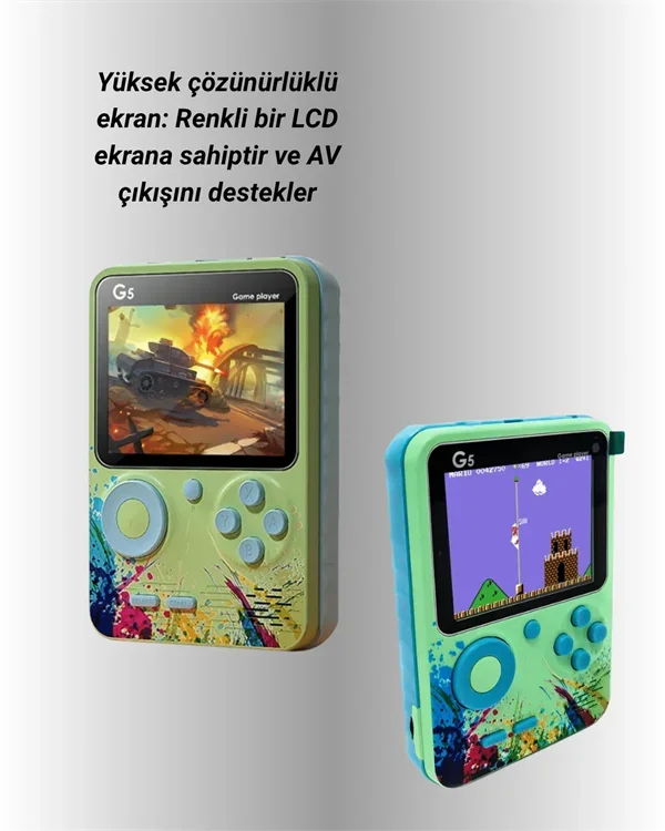 TV Bağlantılı 500 Oyunlu ni Gameboy Konsol görsel 4