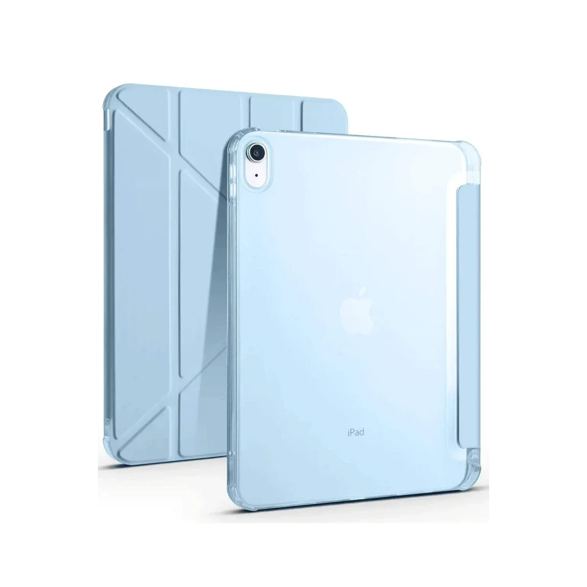 Apple iPad 2025 10.9 10.Nesil (A16) Kılıf Kalemlikli Mars Tablet Kılıfı - Mavi görsel 4