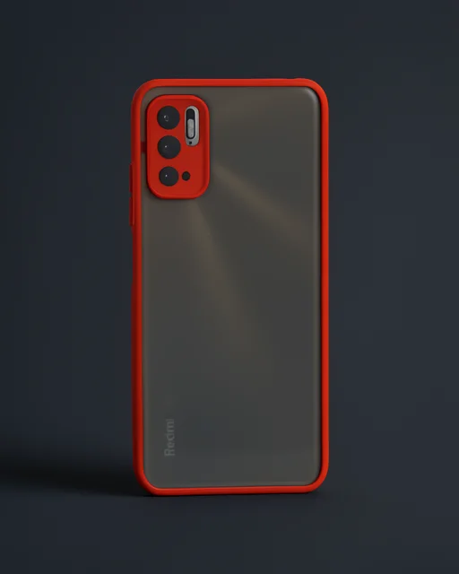 Xiaomi Redmi Note 10 5g Kılıf Montreal Silikon Kapak - Kırmızı