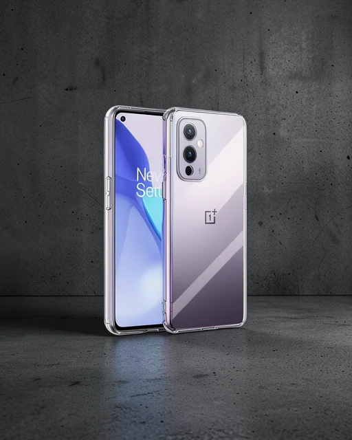 One Plus 9 Kılıf Lüx Şeffaf Silikon