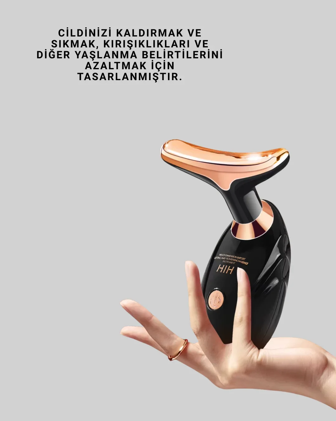 Çok Fonksiyonlu Yüz ve Göz Masaj Aleti – Genç ve Parlak Bir Cilt İçin görsel 2