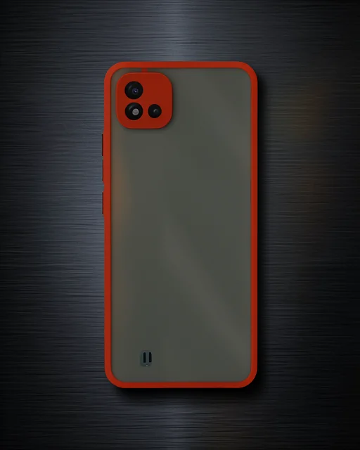 Realme C11 2021 Kılıf Montreal Silikon Kapak - Kırmızı