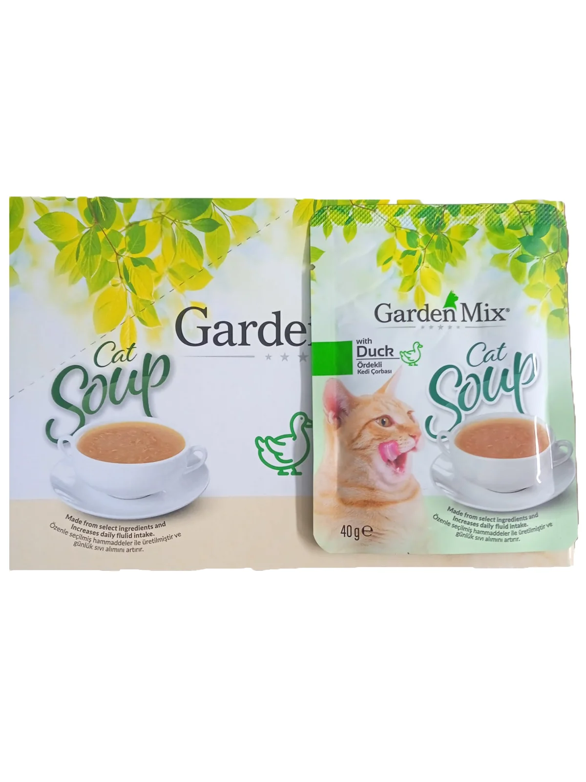 Cat Soup ördekli kedi çorbası 40gr