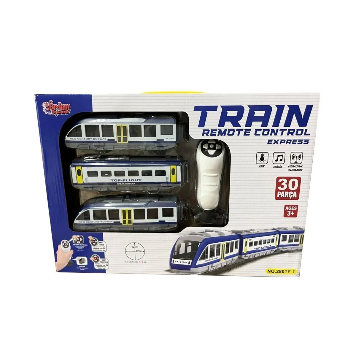 LE-2801Y-1 Kumandalı 30 Pcs Işıklı Ve Sesli