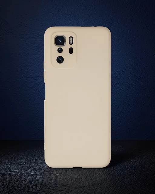 Xiaomi Poco X3 Gt Kılıf Nano İçi Kadife Silikon - Pudra