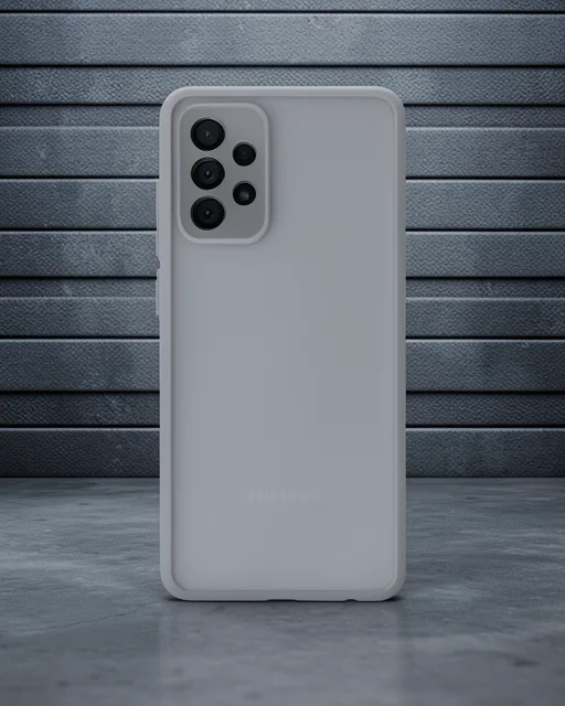 Samsung Galaxy A72 Kılıf Montreal Silikon Kapak - Gri