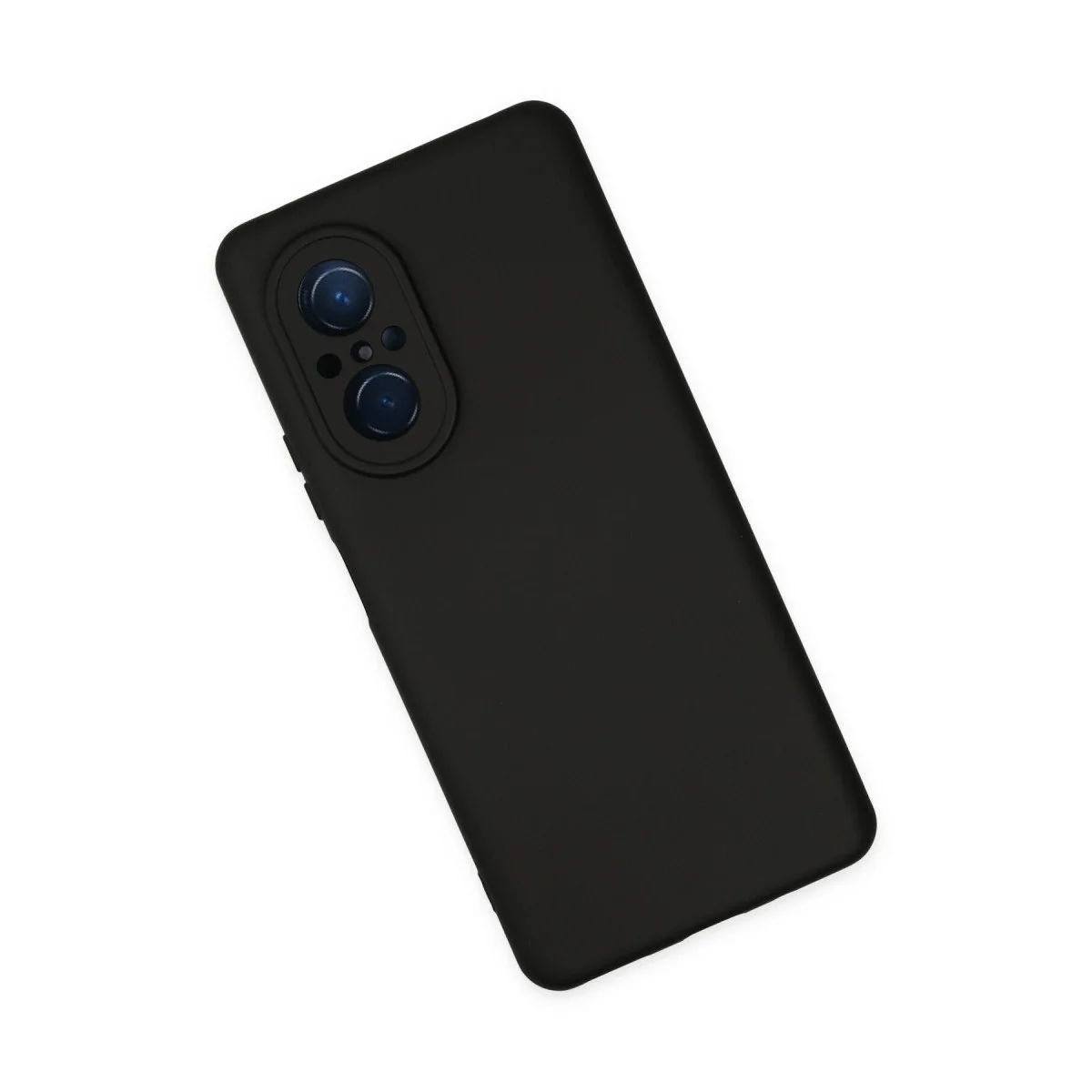 Huawei Nova 9 Se Kılıf Nano İçi Kadife Silikon - Siyah görsel 3