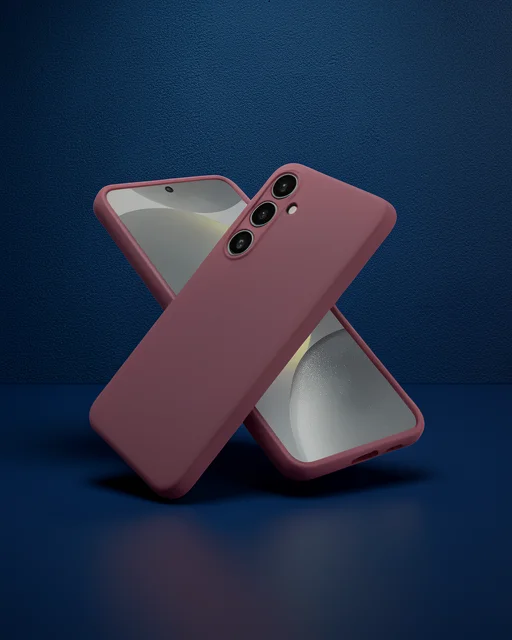 Samsung Galaxy A36 Kılıf First Silikon - Mürdüm