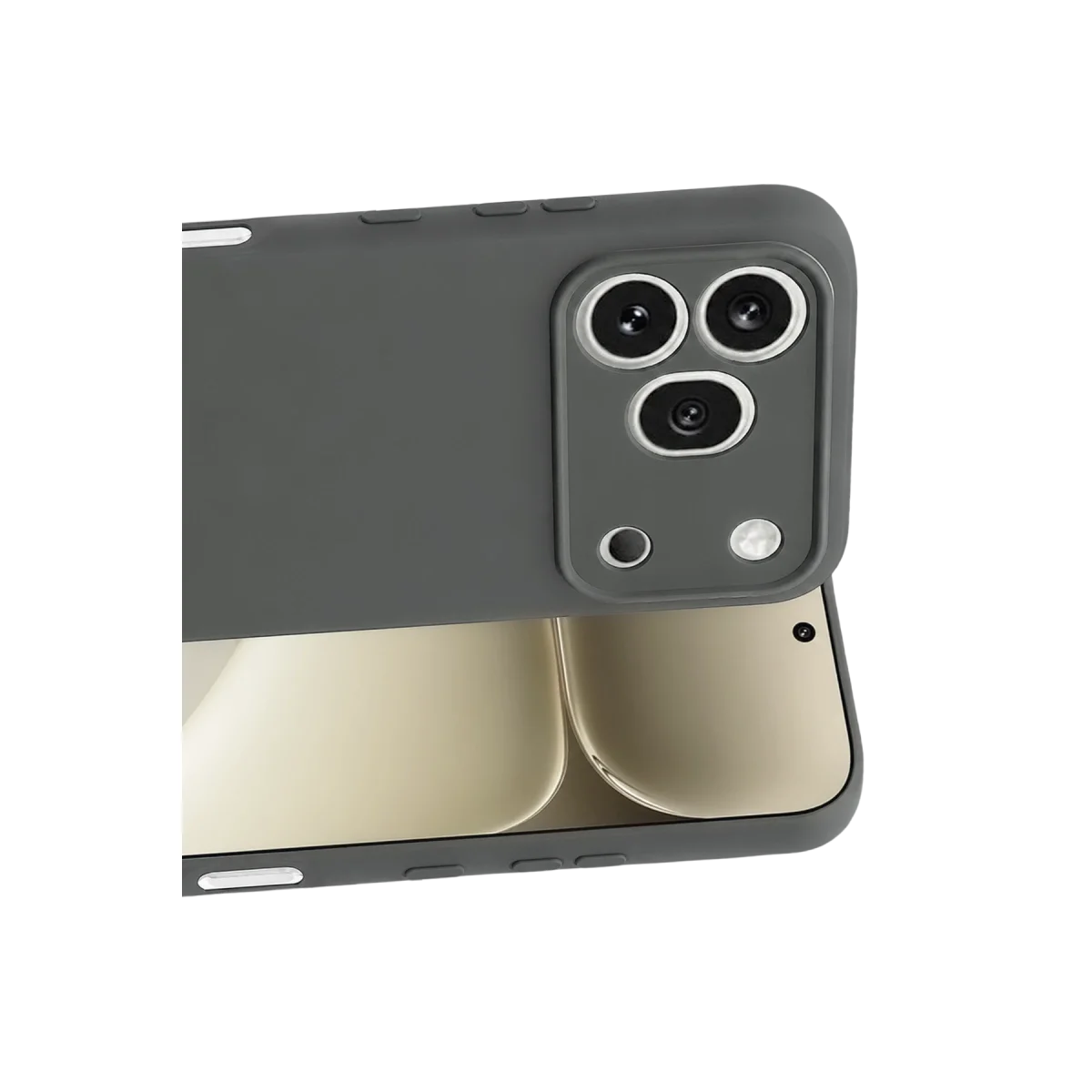 Huawei Honor 600 Pro First Silikon - Gri görsel 2