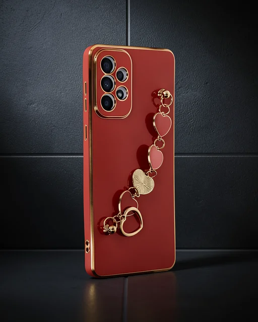 Samsung Galaxy A73 5g Kılıf Esila Silikon - Kırmızı