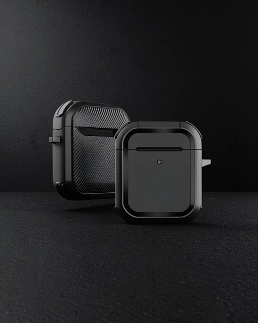 Apple Airpods 2 (2.nesil) Tank Kılıf - Siyah