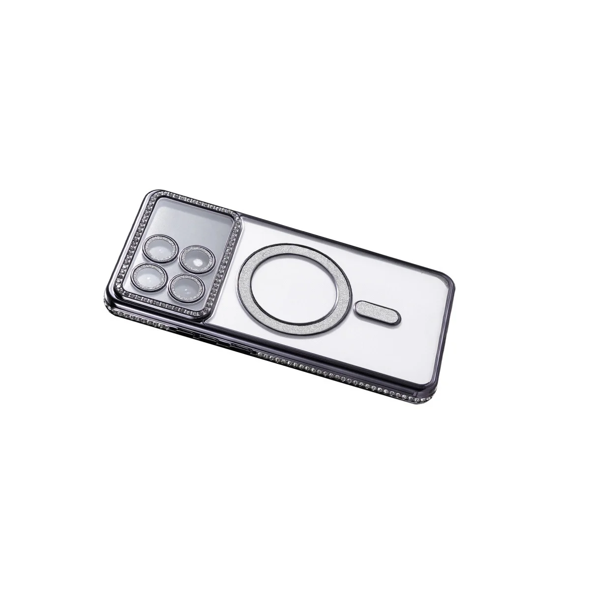 Xiao Poco X6 Pro Joke Simli Magneticsafe Kılıf - Siyah görsel 4