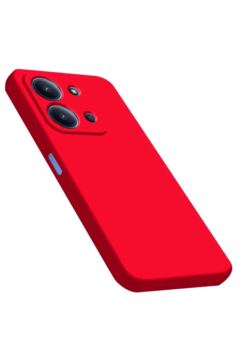 Xiao Red 15C 4G Nano içi Kadife Silikon - Kırmızı görsel 3