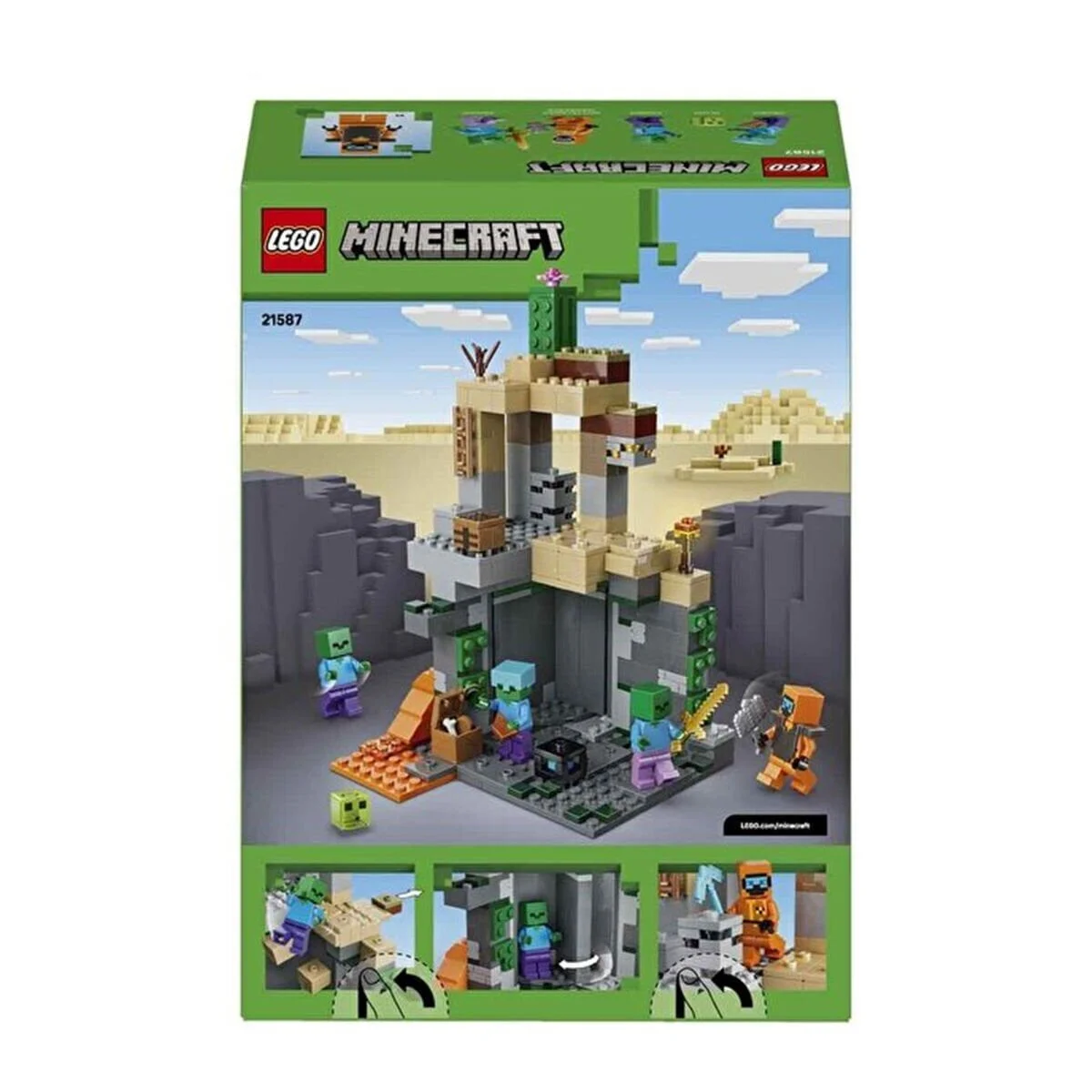 21587 Lego necraft Zombi Zindanı 284 parça +8 yaş görsel 6