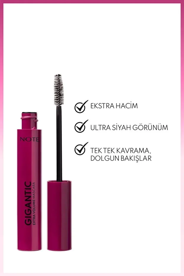 Gigantic Ekstra Hacim Veren Siyah Maskara görsel 2