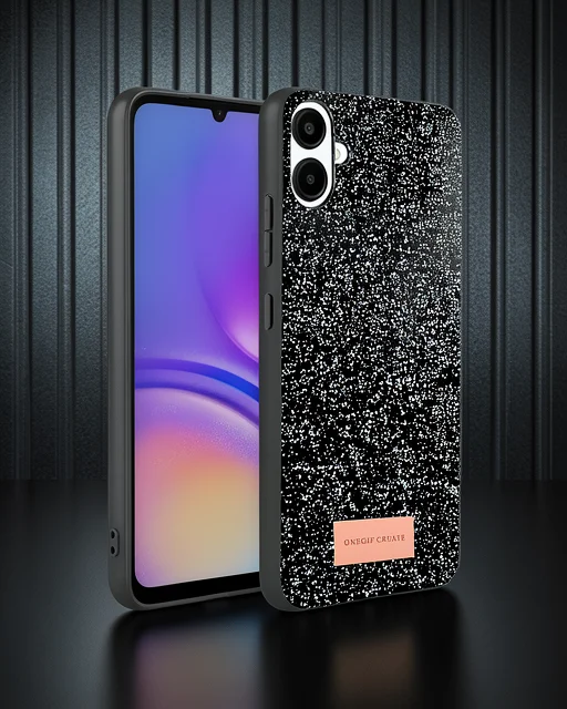 Onegif Samsung Galaxy A07 4g Bright Simli Kapak - Siyah