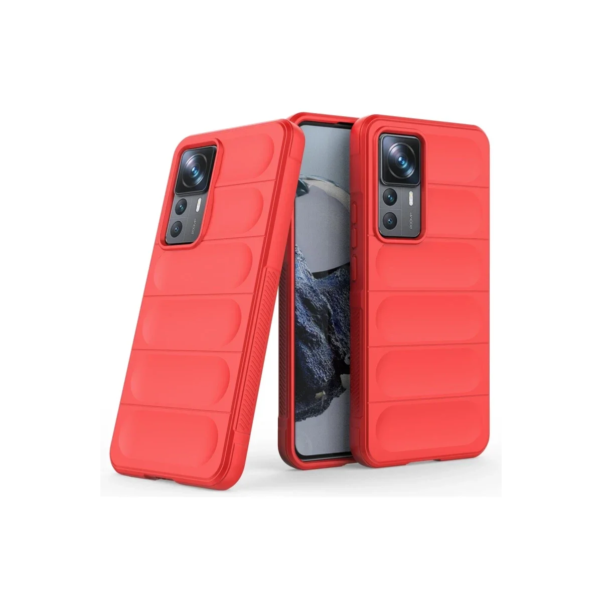 Xiaomi Mi 12T Pro Kılıf Optimum Silikon - Kırmızı görsel 2