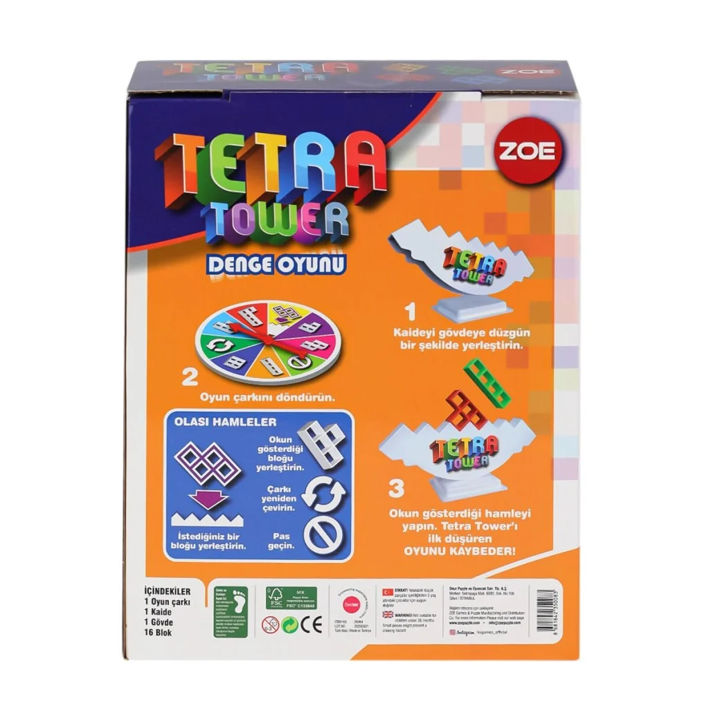 35008 Zoe Tetra Power Denge Oyunu -KS Game görsel 2