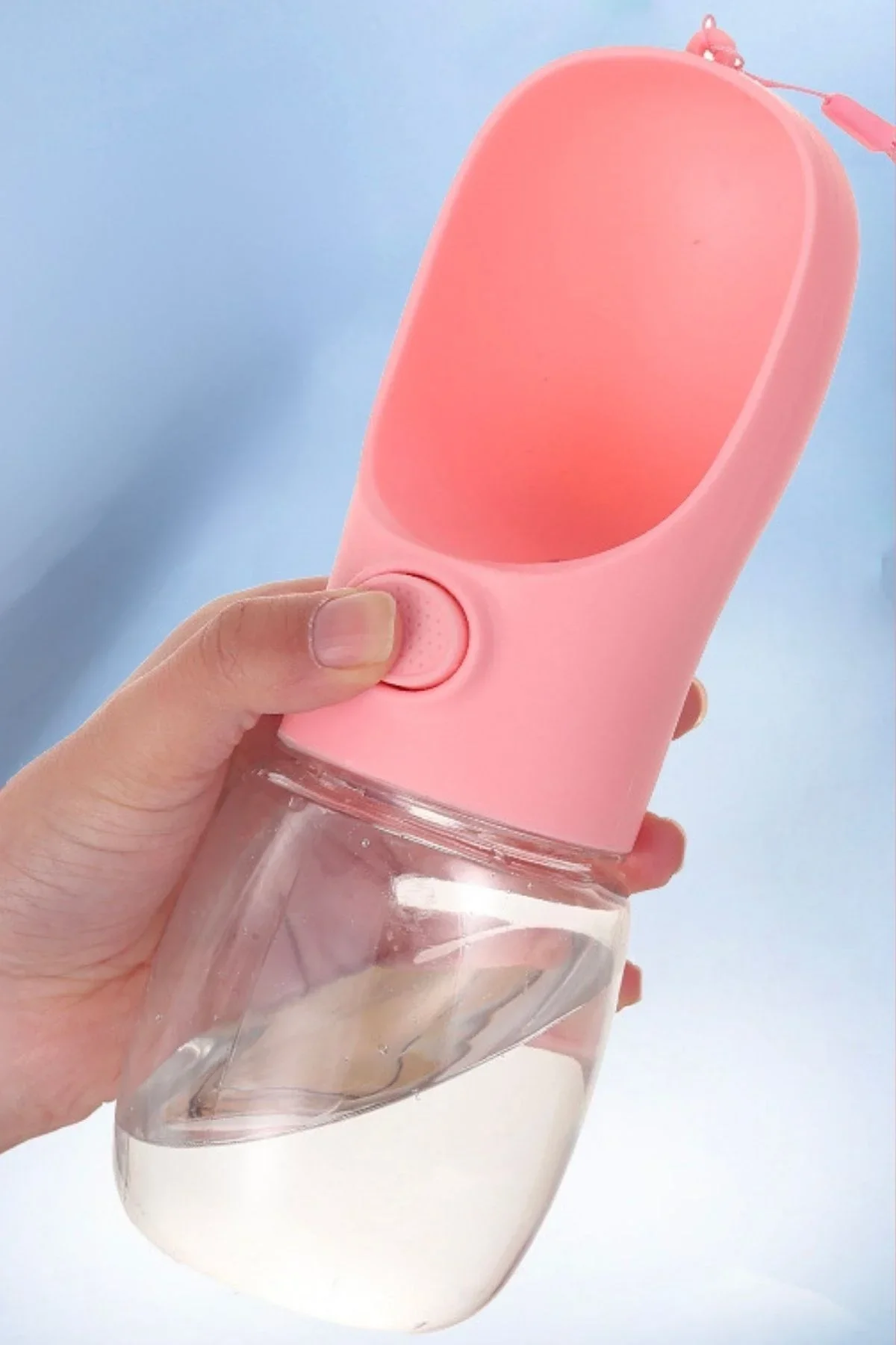 450 ml Taşınabilir Butonlu Evcil Hayvan Suluğu görsel 6