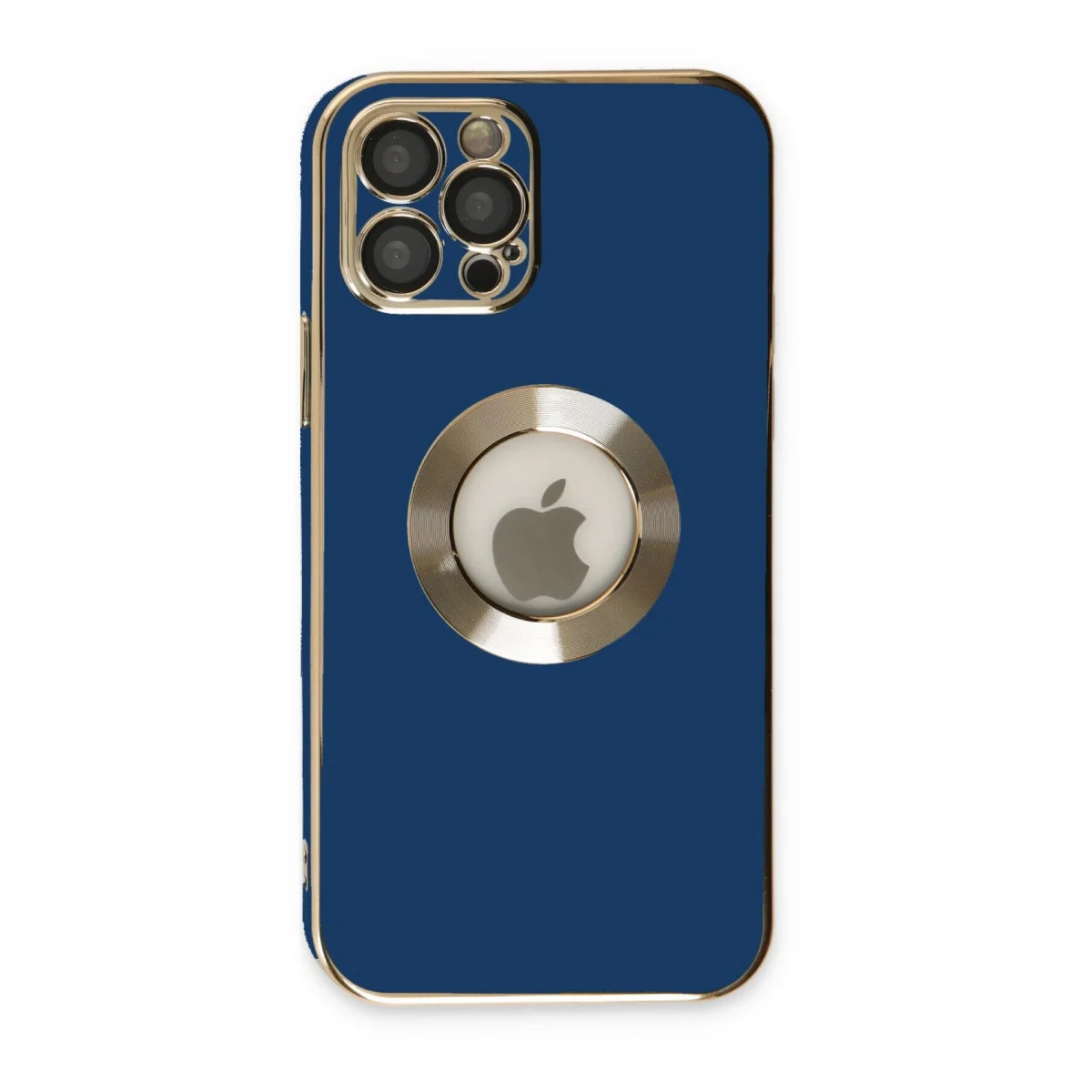 Apple İphone 12 Pro Max Kılıf Store Silikon - Mavi görsel 3