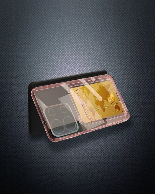 Xiaomi Redmi Note 13 4g Kılıf Kart Şeffaf Silikon - Şeffaf