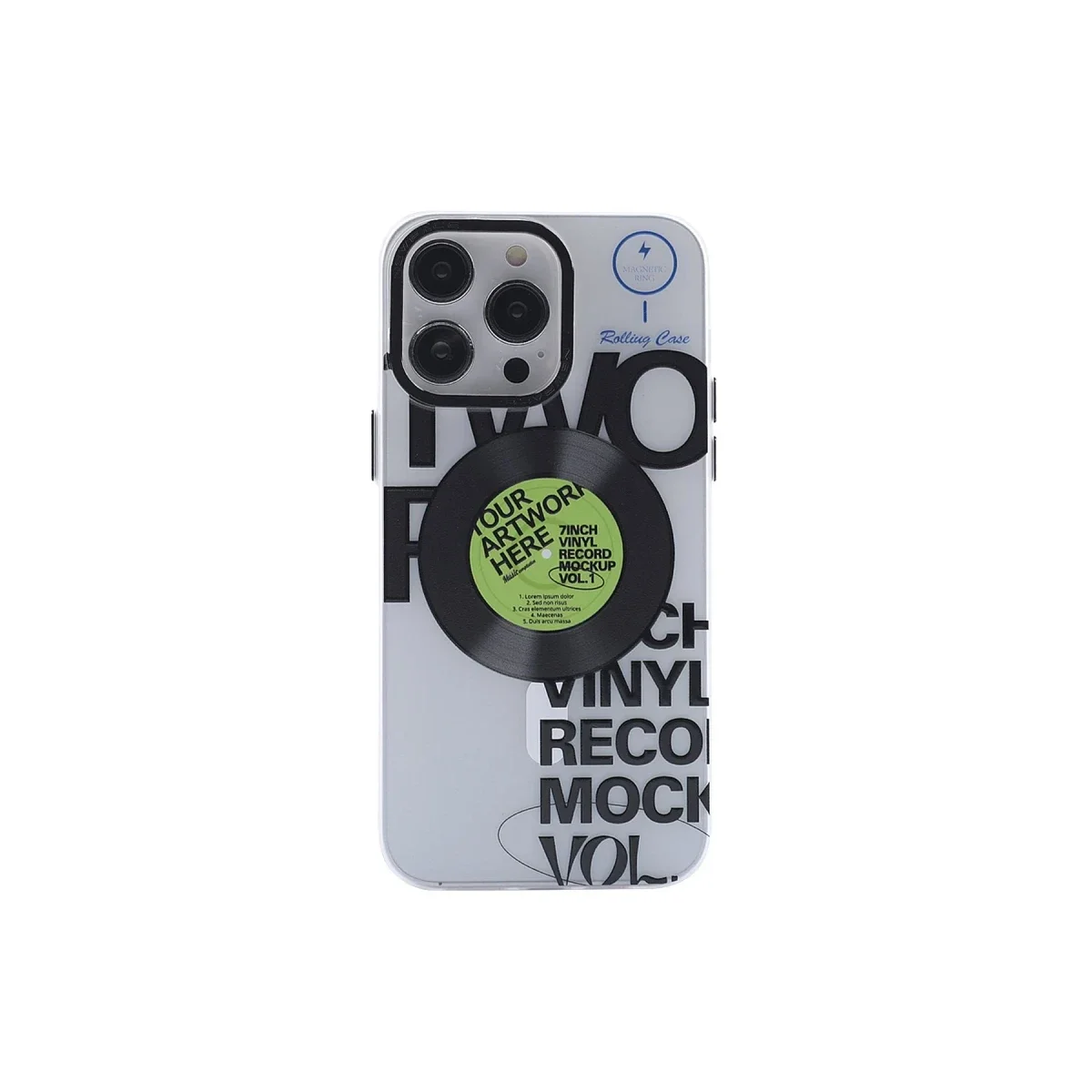 Apple iPhone 12 Pro Max Kılıf Apollo Magneticsafe Desenli Kapak - Apollo Şeffaf - 5 görsel 3
