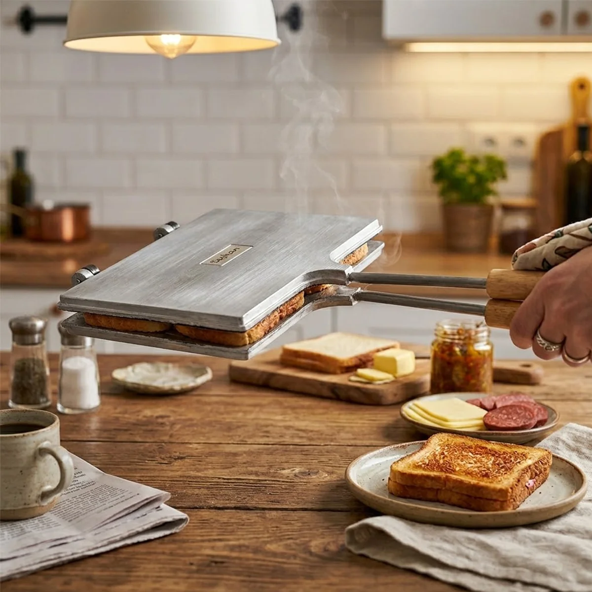 Granit Kaplamalı El Tost Makinesi 25 görsel 4