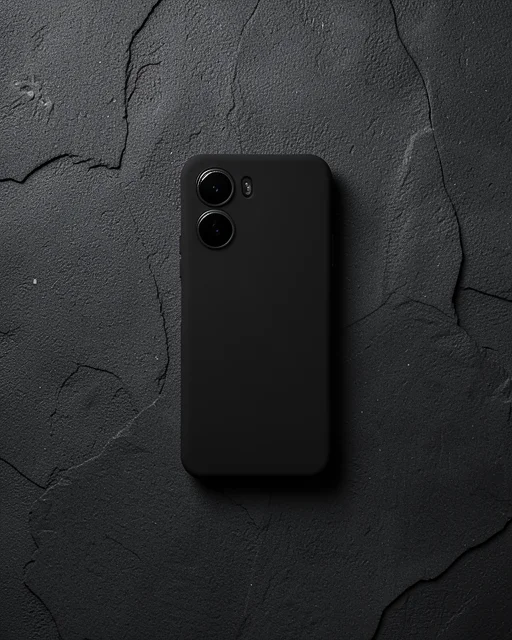 Vivo Y16 Kılıf Nano İçi Kadife Silikon - Siyah