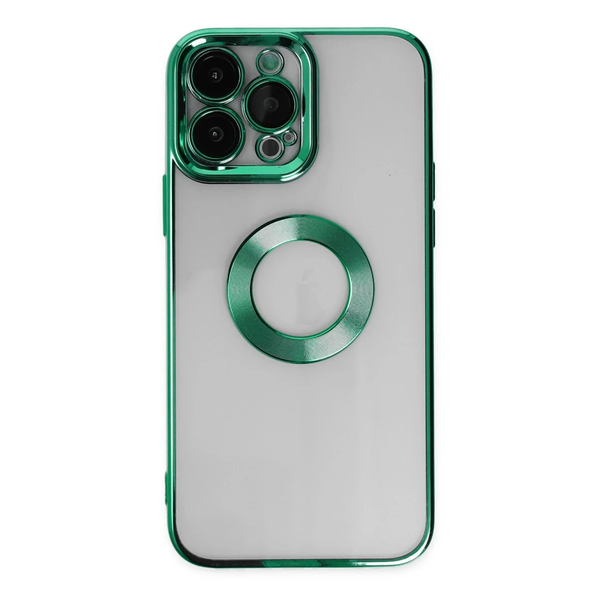 Apple İphone 14 Pro Max Kılıf Slot Silikon - Köknar Yeşili