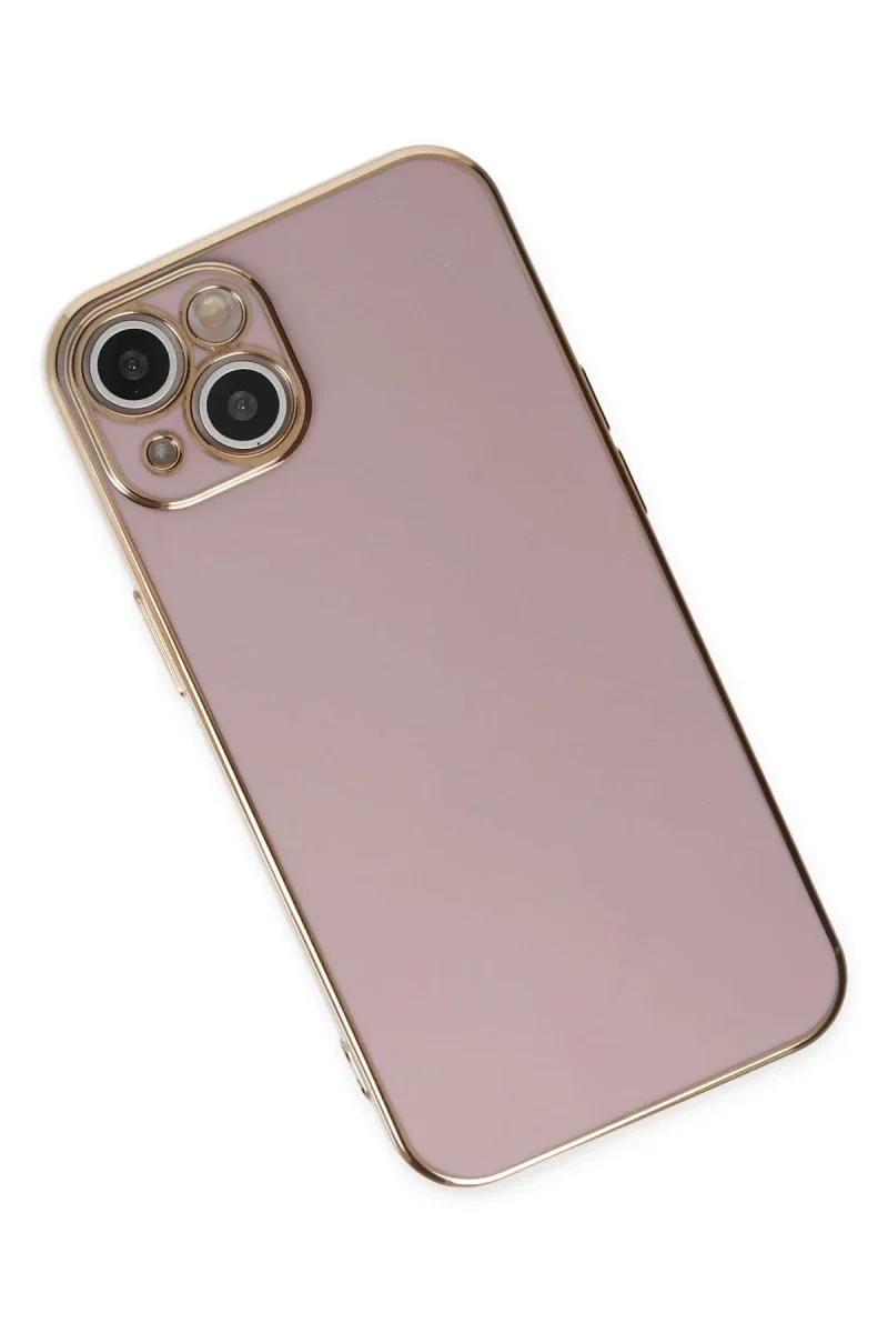 Apple iPhone 14 Kılıf Volet Silikon - Mor görsel 3