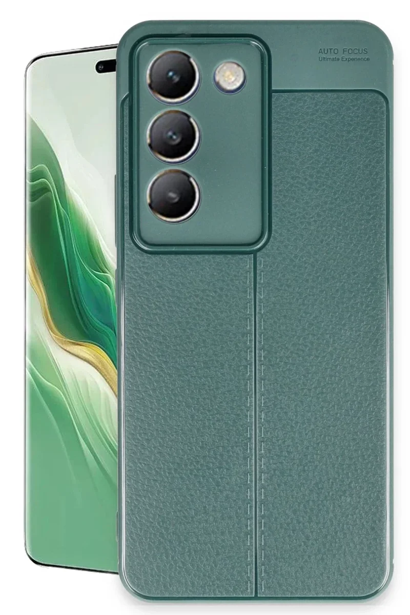 Vivo V30 Lite 4G Kılıf Auto Focus Kapak - Koyu Yeşil