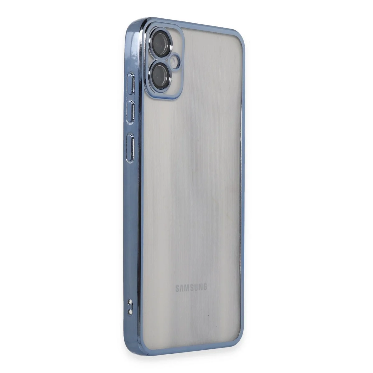 Samsung Galaxy A05 Kılıf Razer Lensli Silikon - Lacivert görsel 2
