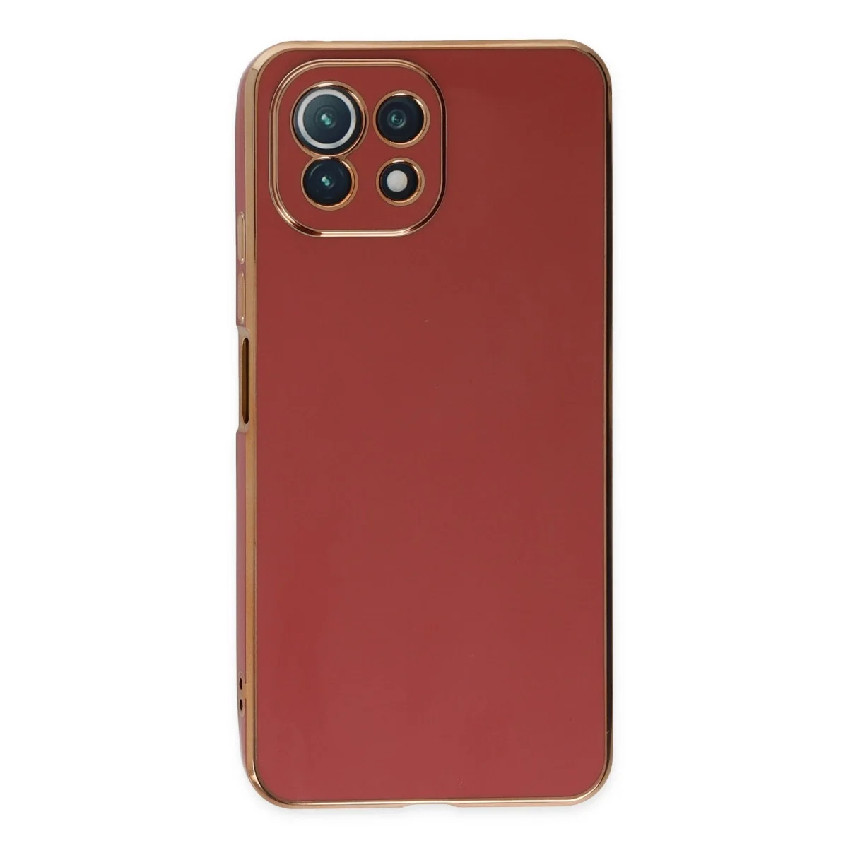 Xiaomi Mi 11 Lite Kılıf Volet Silikon - Kırmızı görsel 2