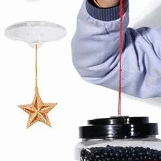 20 Adet Şeffaf Yuvarlak 3 Cm Çaplı Güçlü Disk Yapışkanlar görsel 4