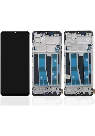 RENO 3 Ekran Ekran Çıtalı OLED (Siyah) görsel 3