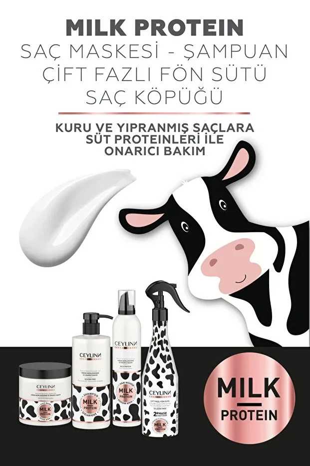 Ceylinn Milk Protein Çift Fazlı Fön Sütü 400 ml görsel 4