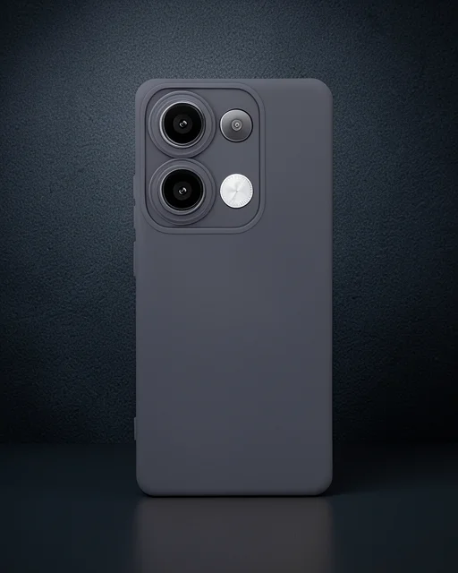 Xiaomi Redmi Note 13 Pro 4g Kılıf Nano İçi Kadife Silikon - Gri