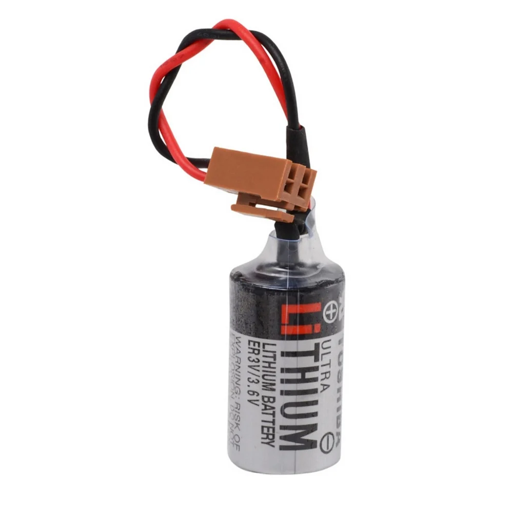 ER3V 3.6V 1/2AA Size Lithium Pil - Kahverengi Soket