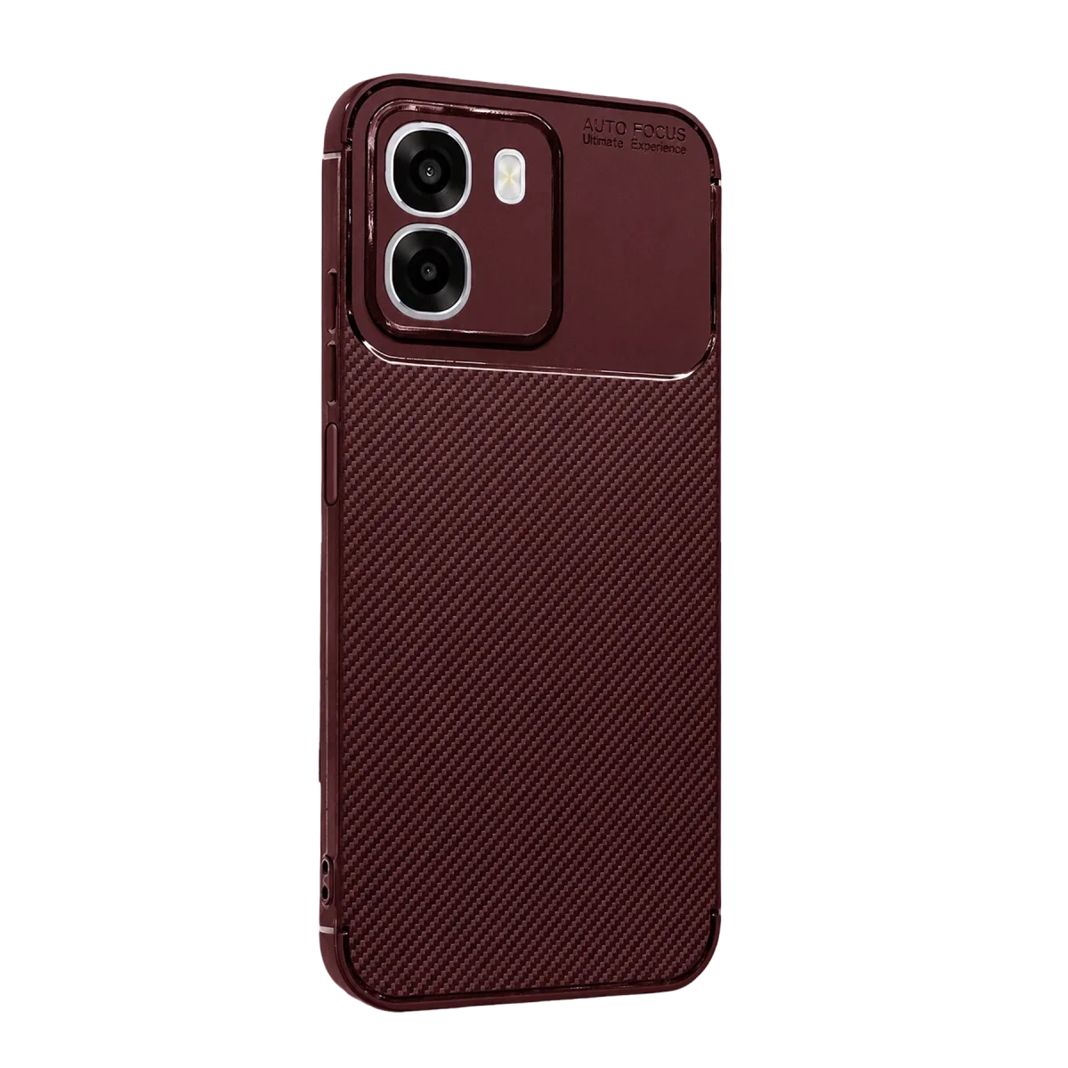 Oppo Oppo A6t 5g Auto Focus Karbon Kapak - Bordo