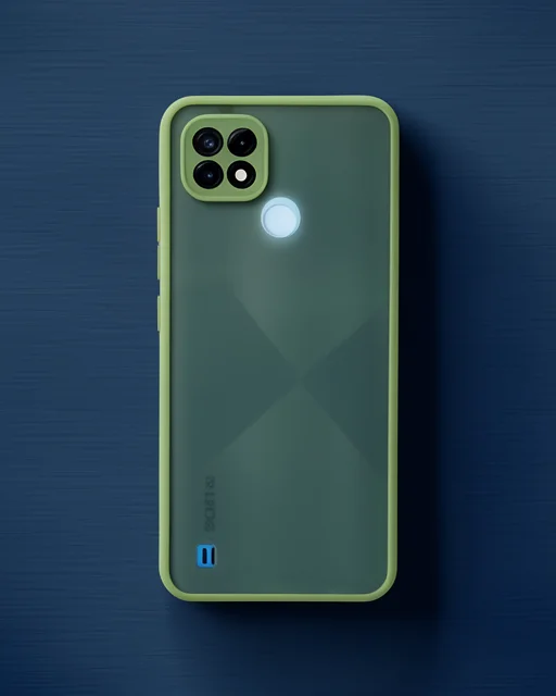 Realme C21 Kılıf Montreal Silikon Kapak - Açık Yeşil