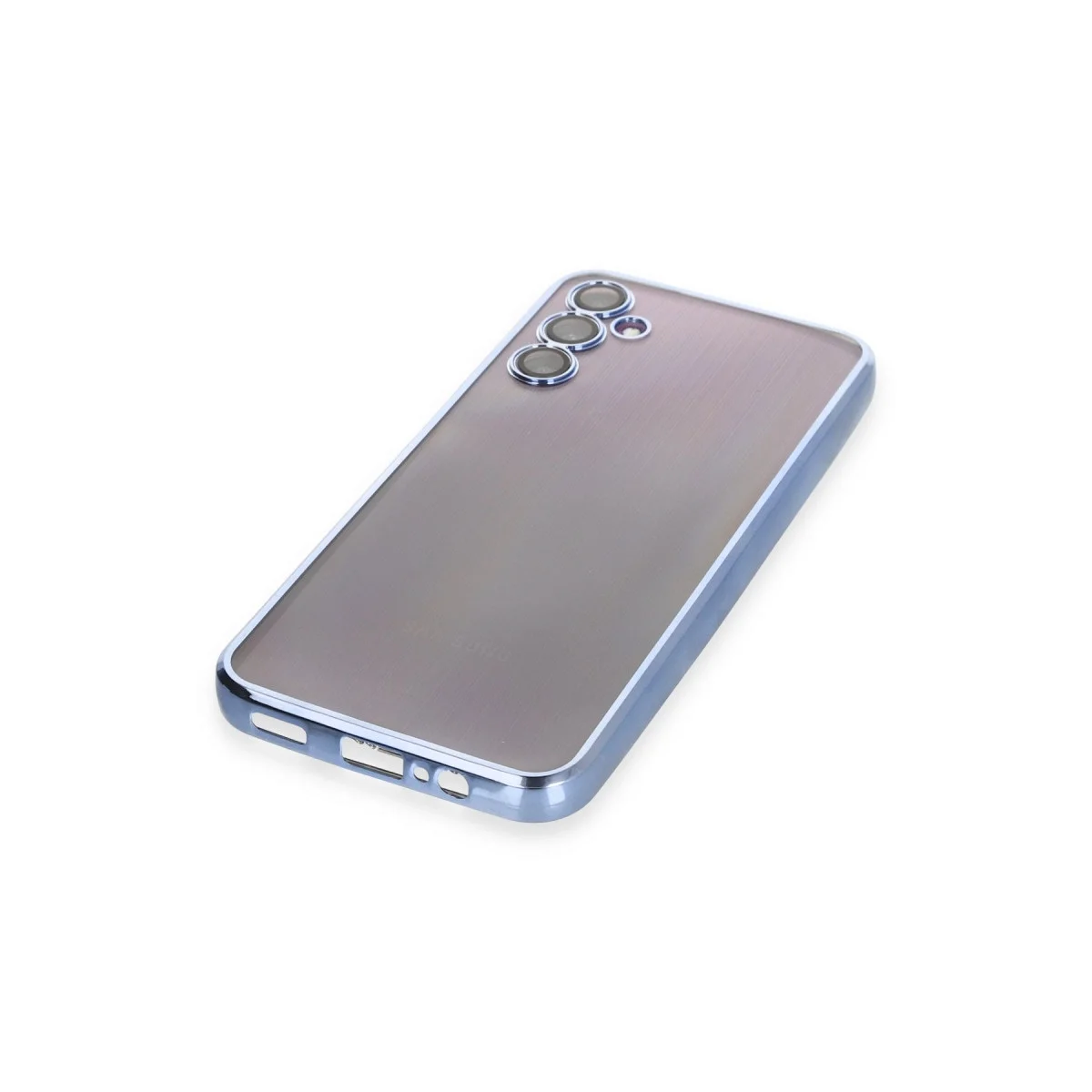 Samsung Galaxy A14 4g Kılıf Razer Lensli Silikon - Açık Mavi görsel 4