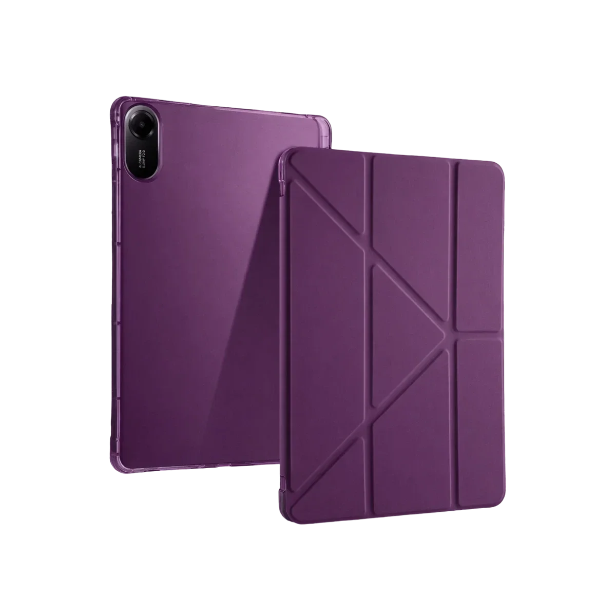 Xiaomi Redmi Pad 2 Kalemlikli Mars Tablet Kılıfı - Mürdüm