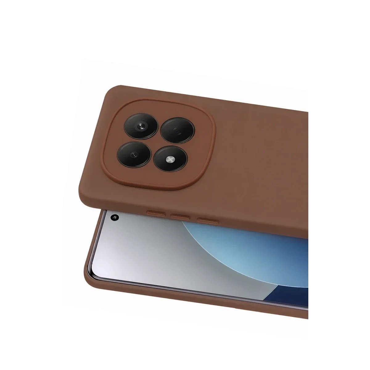 Xiaomi Redmi Note 15 Pro 5G First Silikon - Kahverengi görsel 2